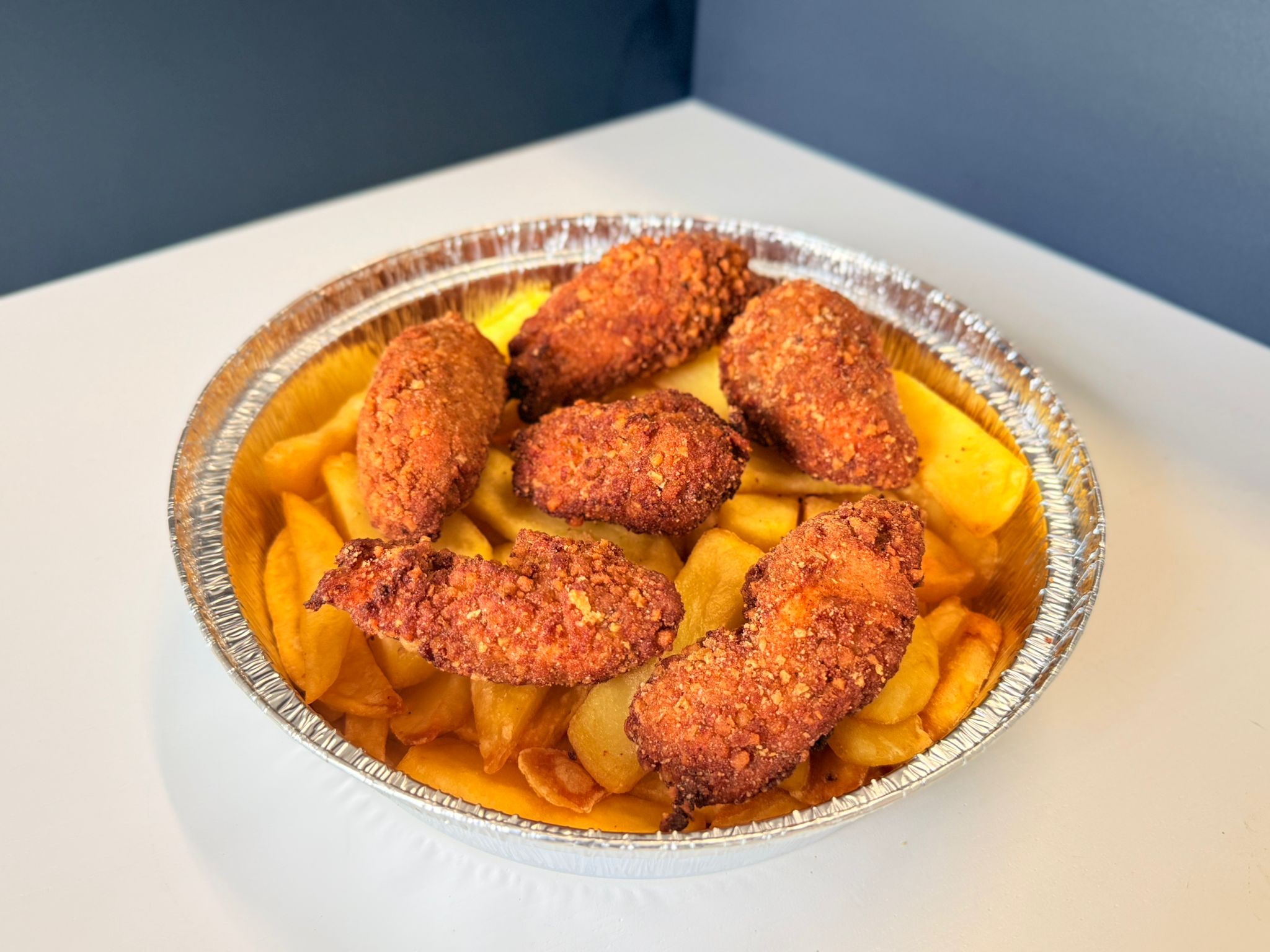 Pollo Cajun con Papas